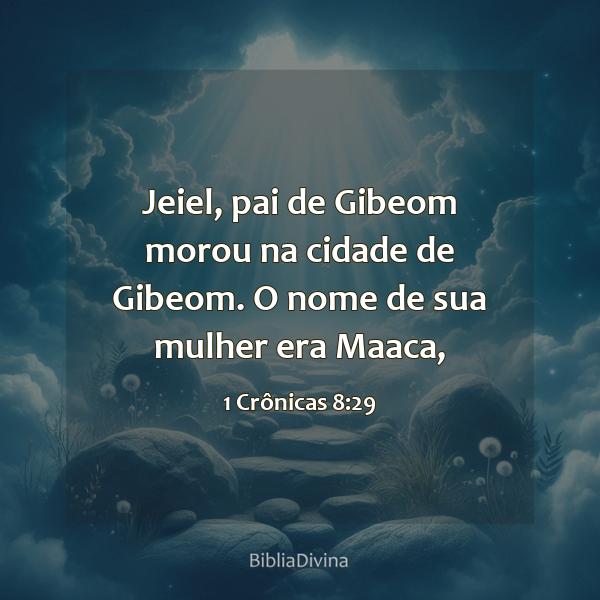 1 Crônicas 8:29