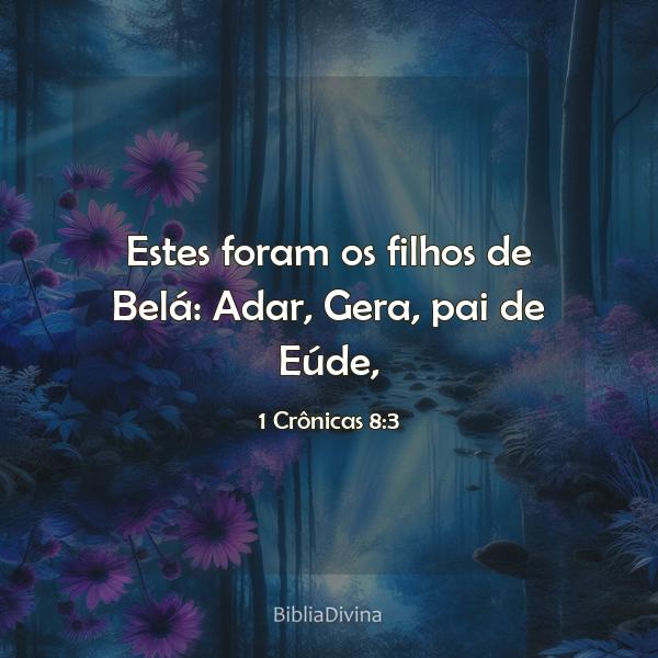 1 Crônicas 8:3