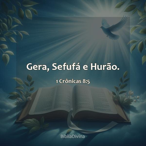 1 Crônicas 8:5