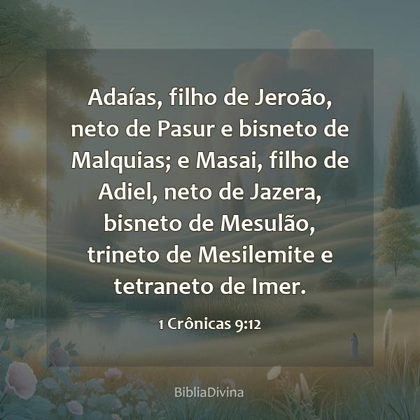 1 Crônicas 9:12