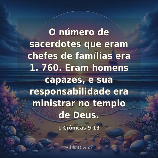 1 Crônicas 9:13