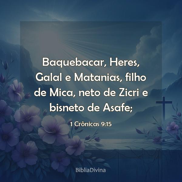 1 Crônicas 9:15