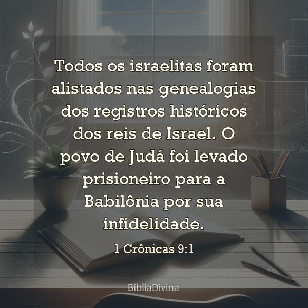 1 Crônicas 9:1