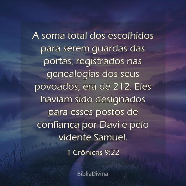 1 Crônicas 9:22