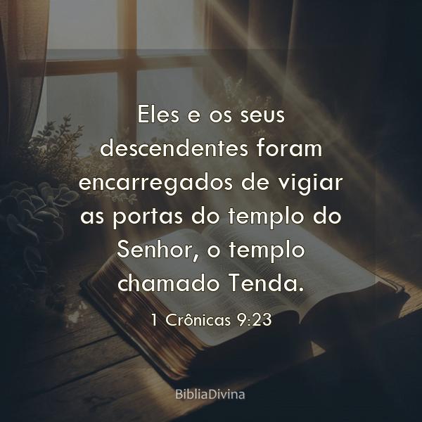 1 Crônicas 9:23