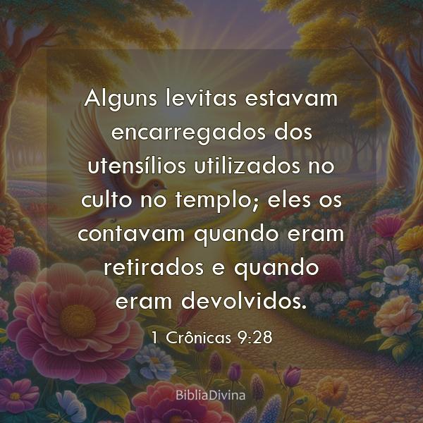 1 Crônicas 9:28