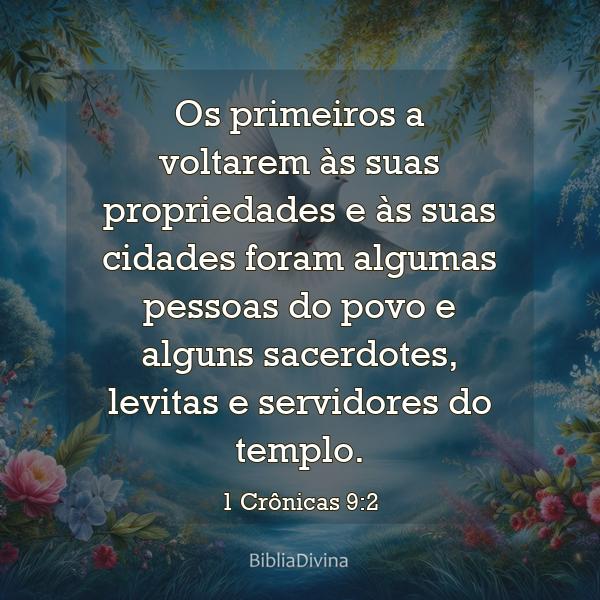 1 Crônicas 9:2