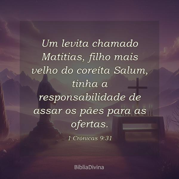 1 Crônicas 9:31