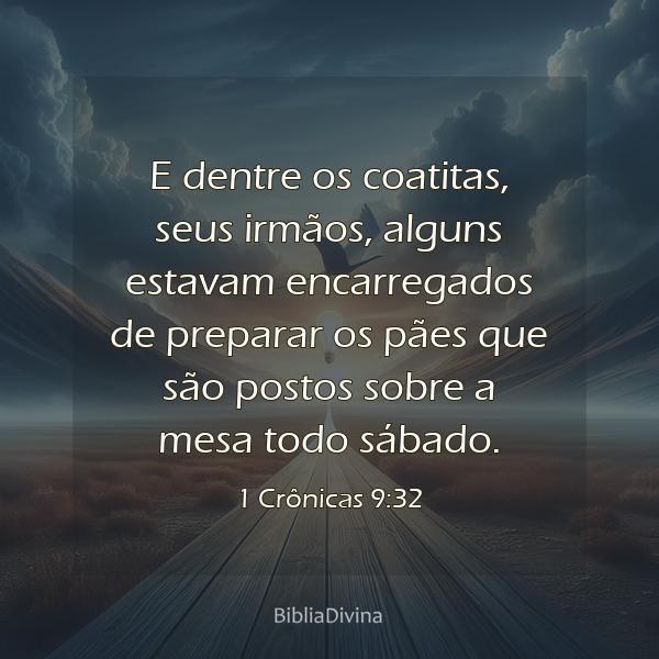 1 Crônicas 9:32