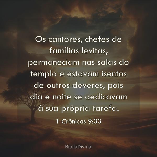 1 Crônicas 9:33