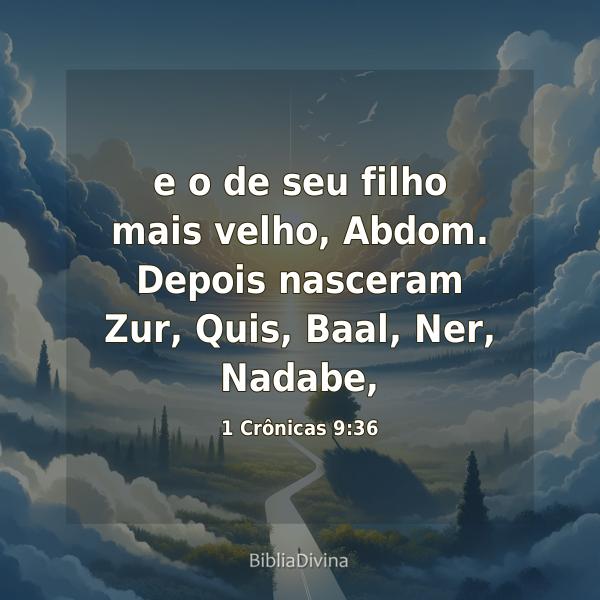 1 Crônicas 9:36