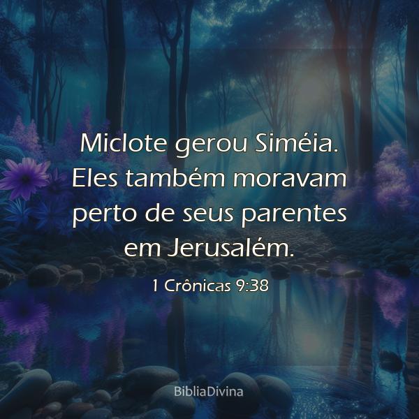 1 Crônicas 9:38