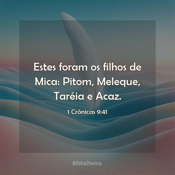 1 Crônicas 9:41