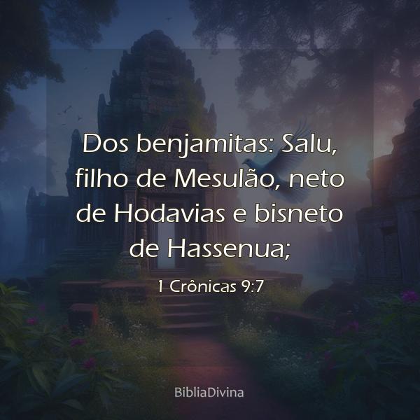 1 Crônicas 9:7