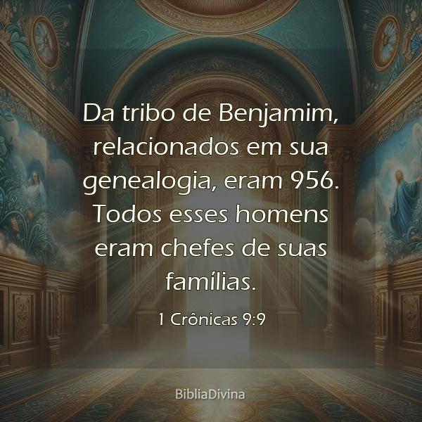 1 Crônicas 9:9