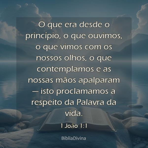 1 João 1:1