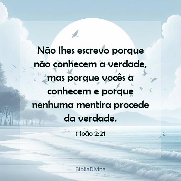 1 João 2:21