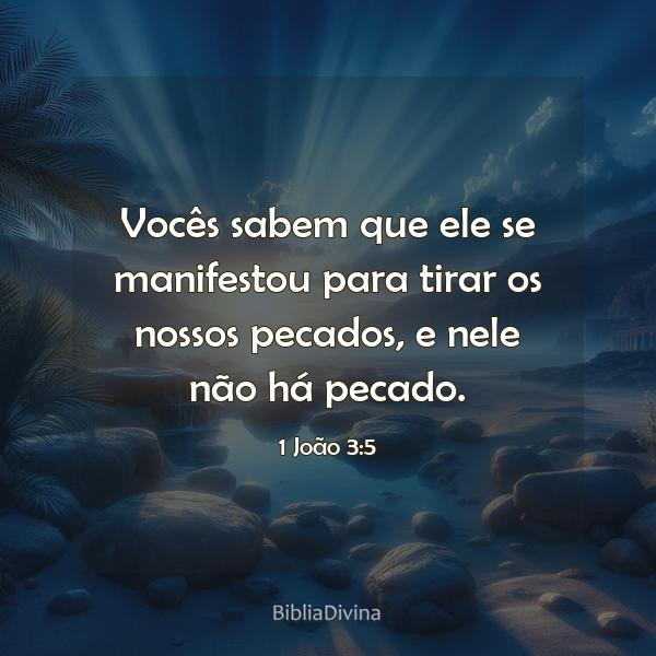 1 João 3:5