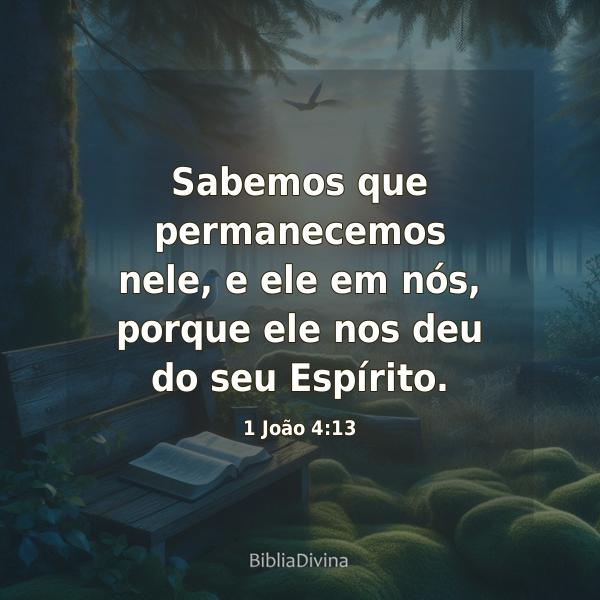 1 João 4:13