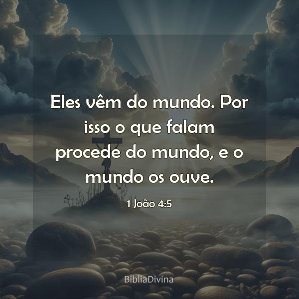 1 João 4:5