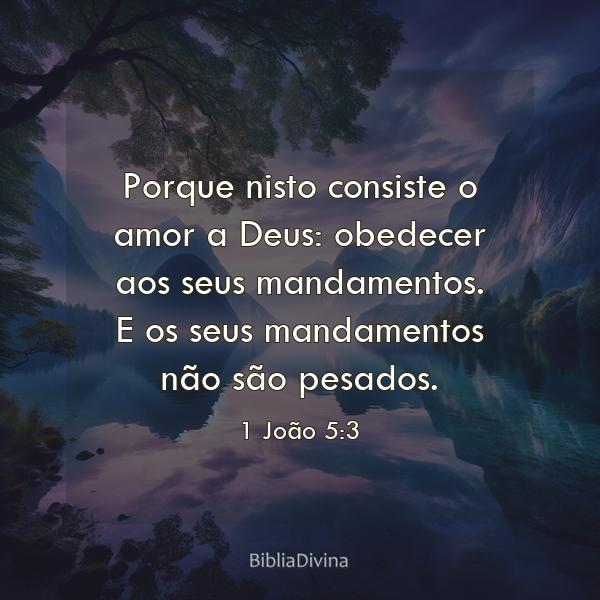 1 João 5:3