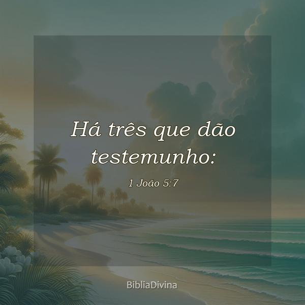 1 João 5:7