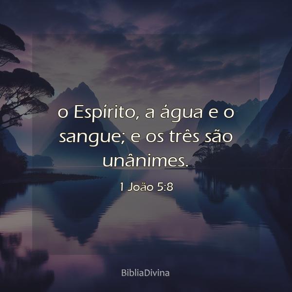 1 João 5:8