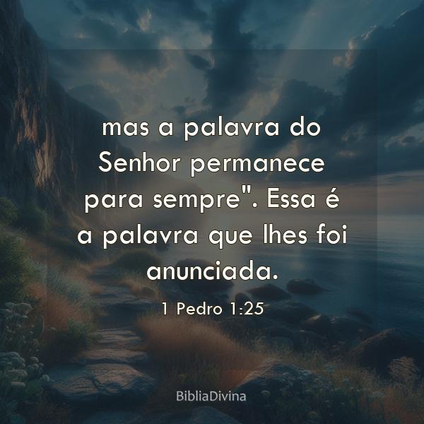 1 Pedro 1:25