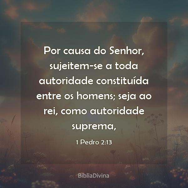 1 Pedro 2:13