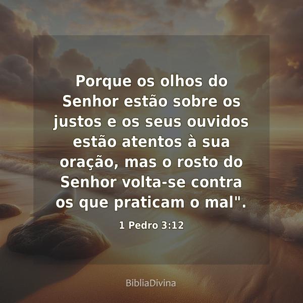 1 Pedro 3:12