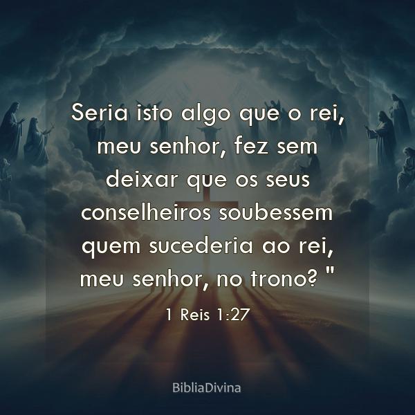 1 Reis 1:27