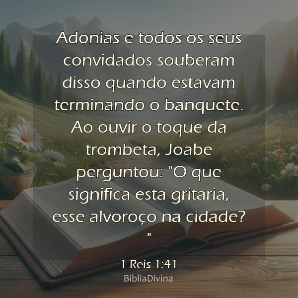 1 Reis 1:41