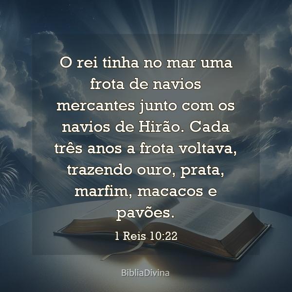 1 Reis 10:22