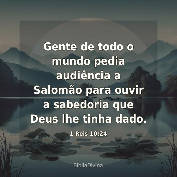 1 Reis 10:24