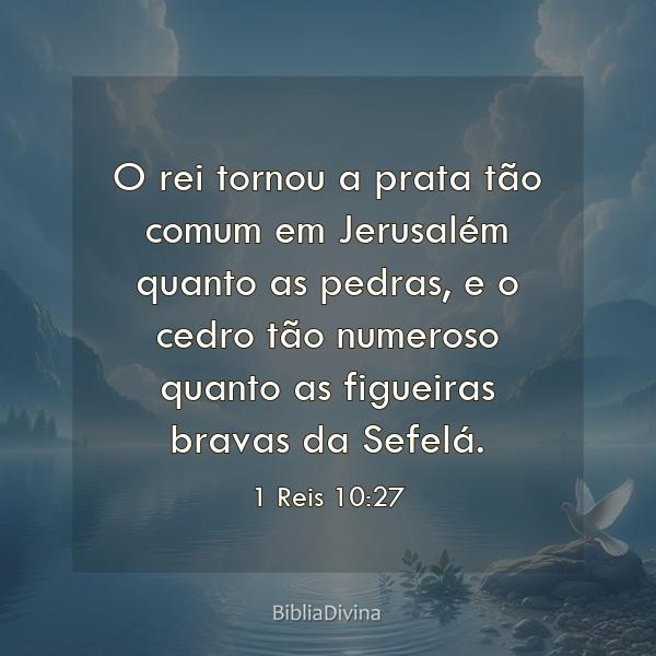 1 Reis 10:27