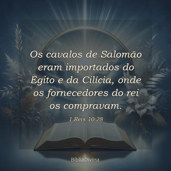 1 Reis 10:28