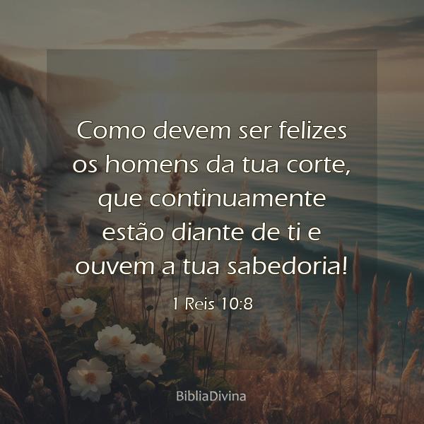 1 Reis 10:8