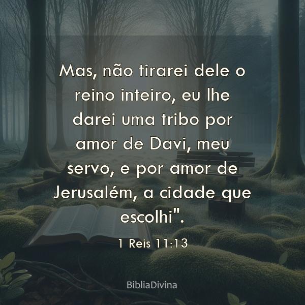 1 Reis 11:13