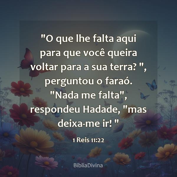 1 Reis 11:22