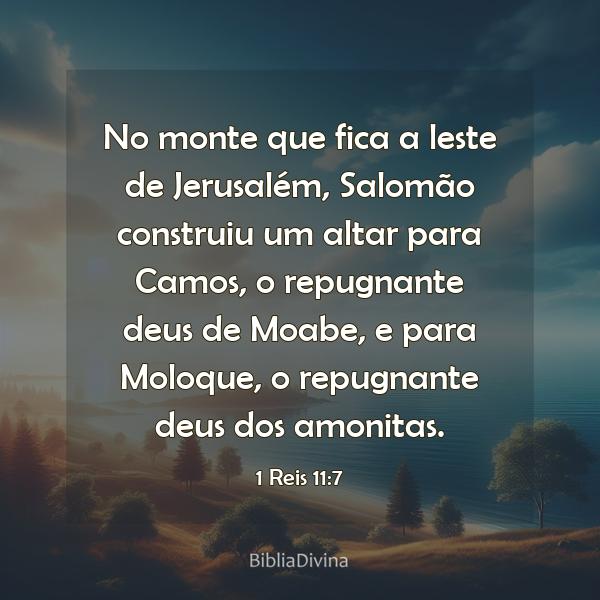 1 Reis 11:7