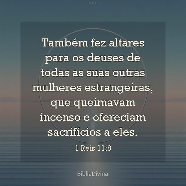 1 Reis 11:8