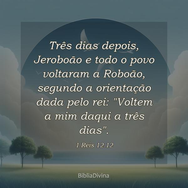 1 Reis 12:12