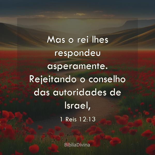 1 Reis 12:13