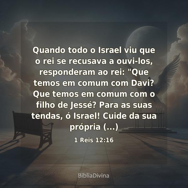 1 Reis 12:16