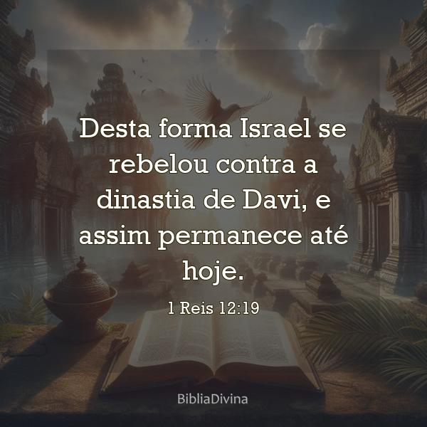 1 Reis 12:19