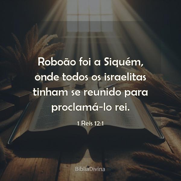 1 Reis 12:1