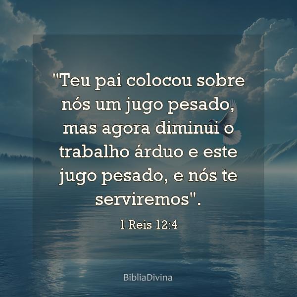 1 Reis 12:4