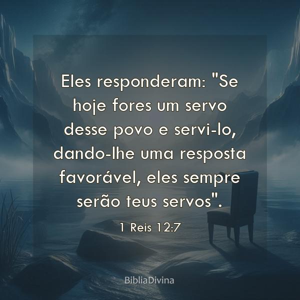 1 Reis 12:7