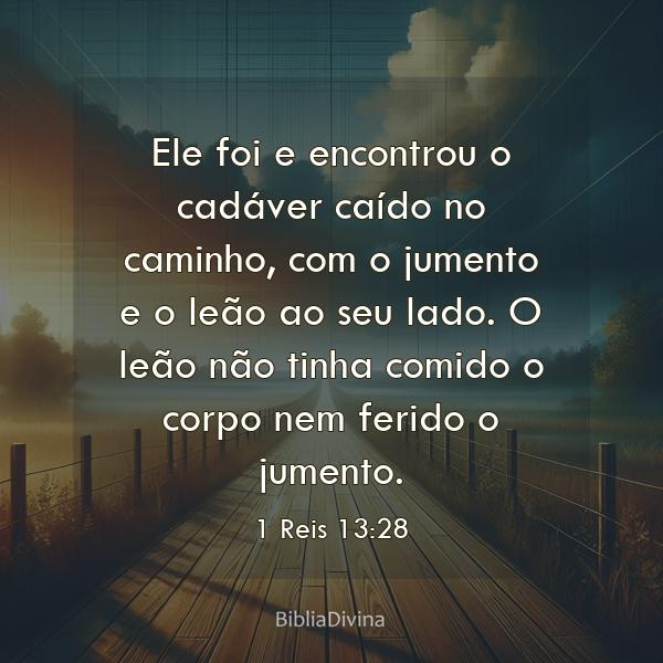 1 Reis 13:28