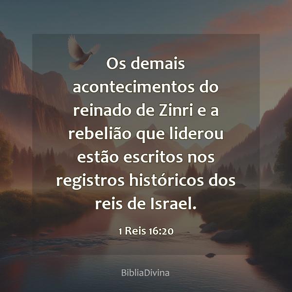 1 Reis 16:20